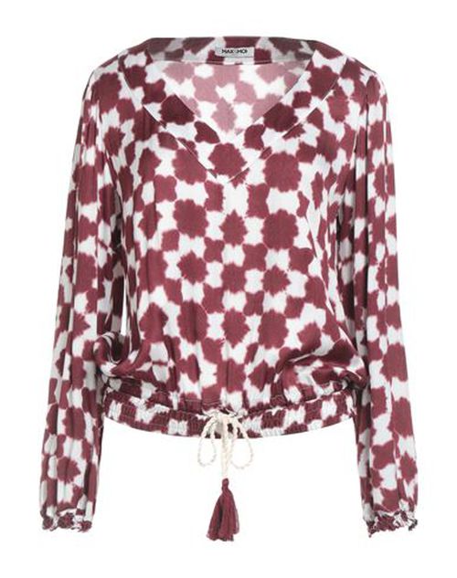 Woman Top Burgundy Size 4 Viscose