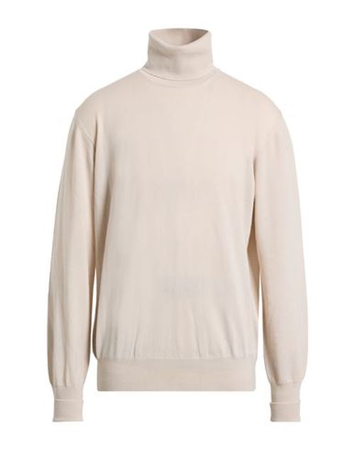 Man Turtleneck Cream Size 44 Merino Wool