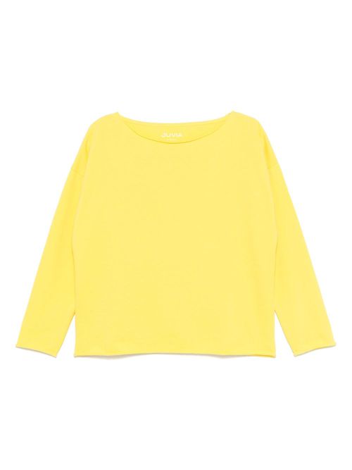 Cotton-blend t-shirt - Yellow