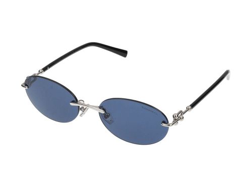 0TF3104D Rimless Metal Sunglasses — Blue