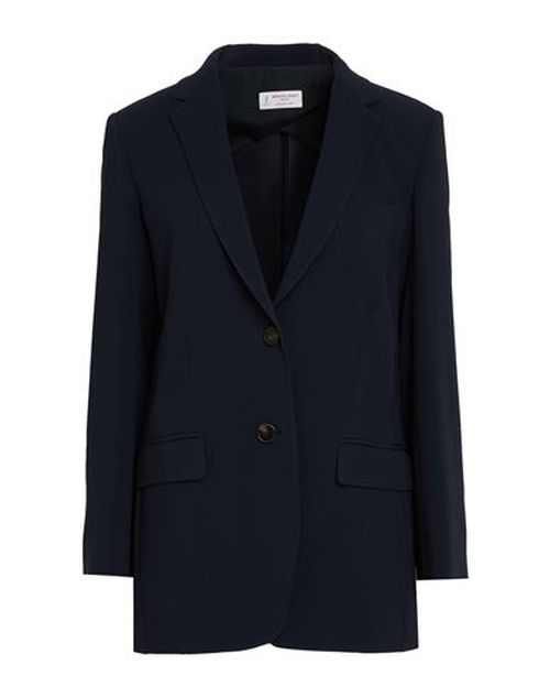 Woman Blazer Midnight blue Size 4 Triacetate, Polyester