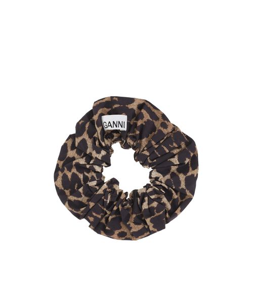 Leopard Cotton Scrunchie