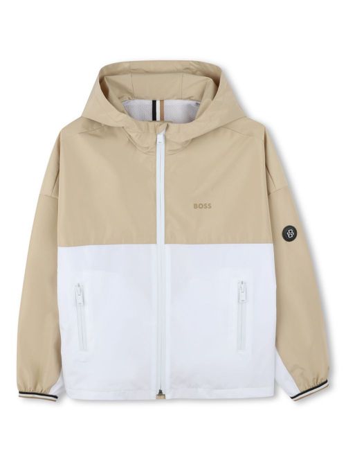 Two-tone bomber jacket - Neutrals
