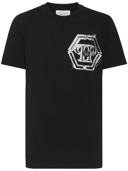 Logo-print cotton T-shirt - Black