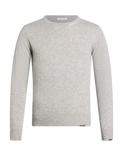 Man Sweater Light grey Size 44 Wool, Viscose, Polyamide, Cashmere