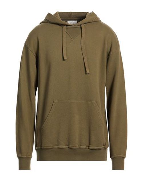 Man Sweatshirt Military green Size XL Cotton, Organic cotton