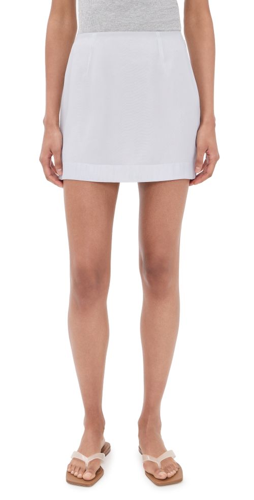Piper Organza Mini Skirt Grey