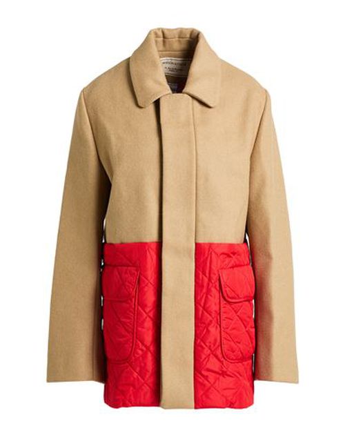 Maison Kitsuné Woman Coat Camel Size M Wool, PES