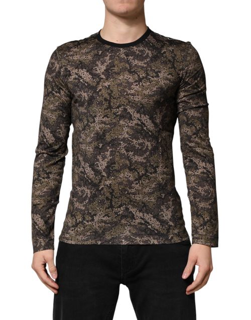 Camouflage Cotton T-Shirt — Multicolor