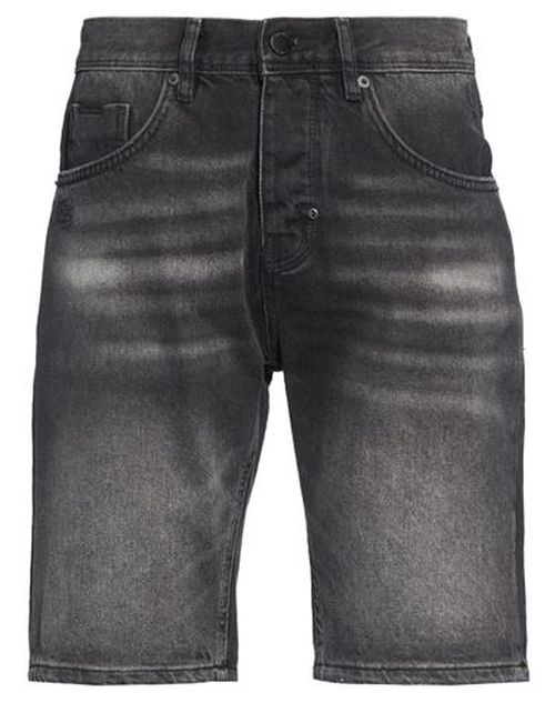 Man Denim shorts Black Size 31 Cotton