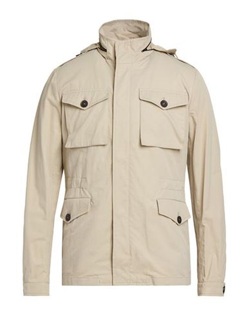 Man Jacket Beige Size 38 Polyester