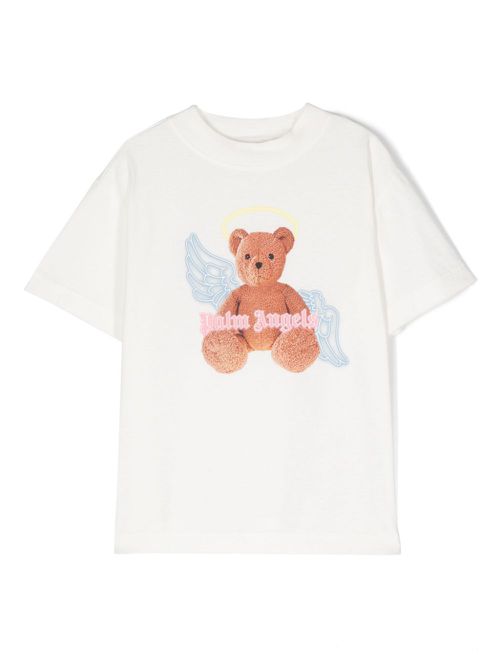 Bear Angel cotton T-shirt - White