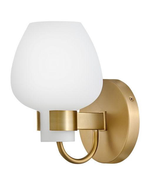 Heritage Brass LED Wall Sconce from the Sylvie Collection