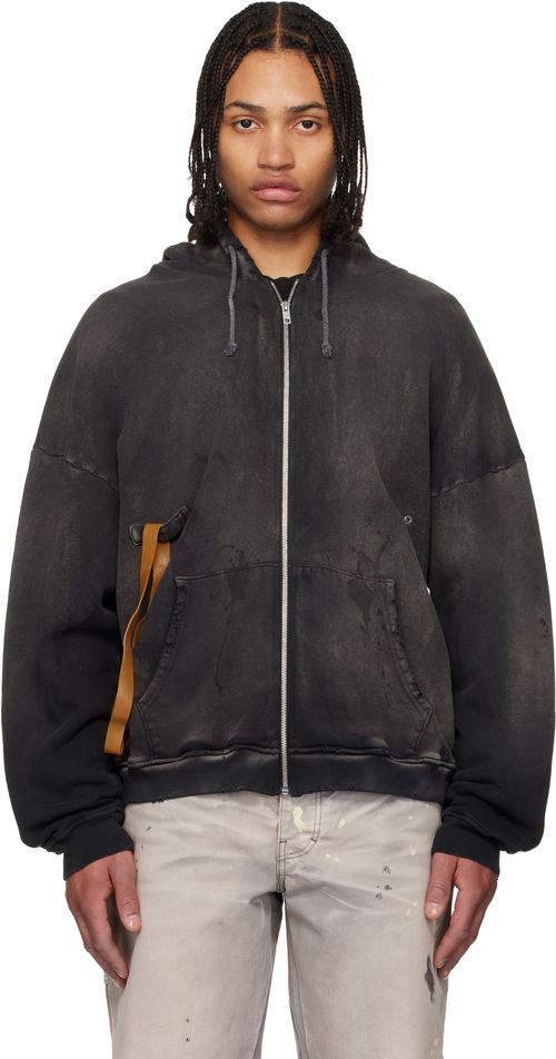 Black Rubber Band Hoodie