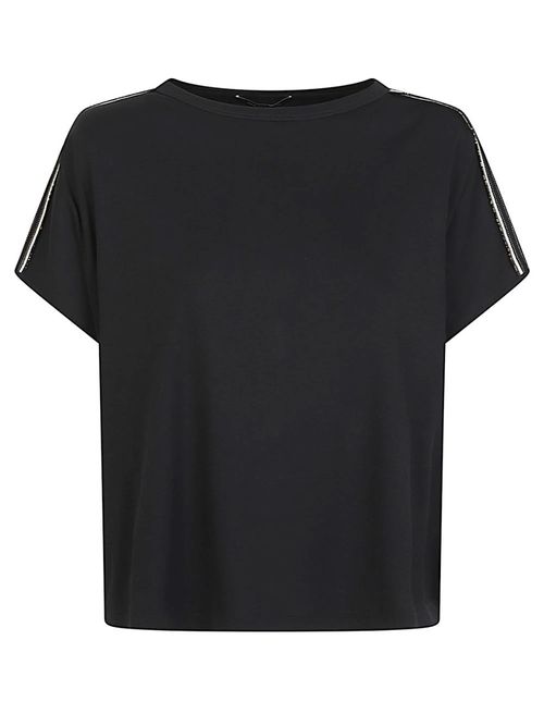 Black Round Neck T-Shirt
