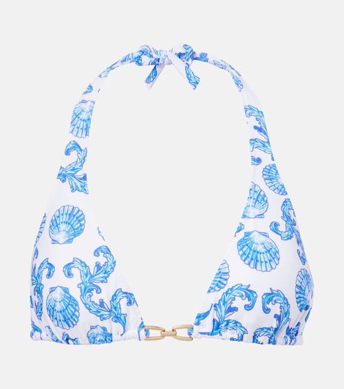 Bahamas printed bikini top