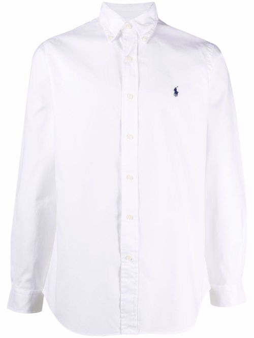 Polo Pony button-down shirt - White