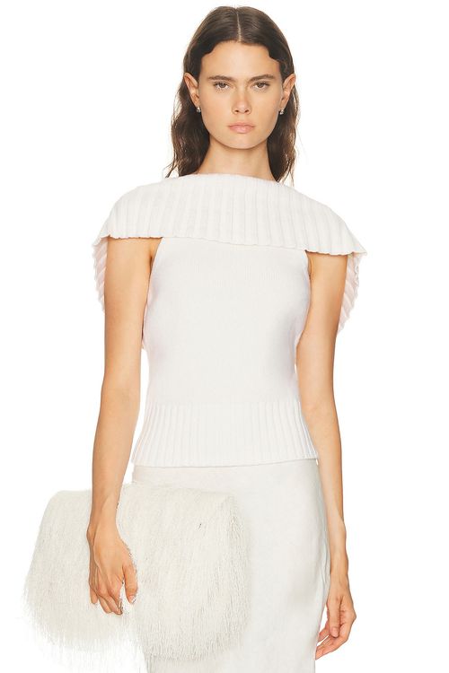 Cult Gaia Chen Top in Off White - White. L also in XS