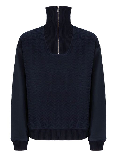 Missoni chevron-knit jumper - Blue