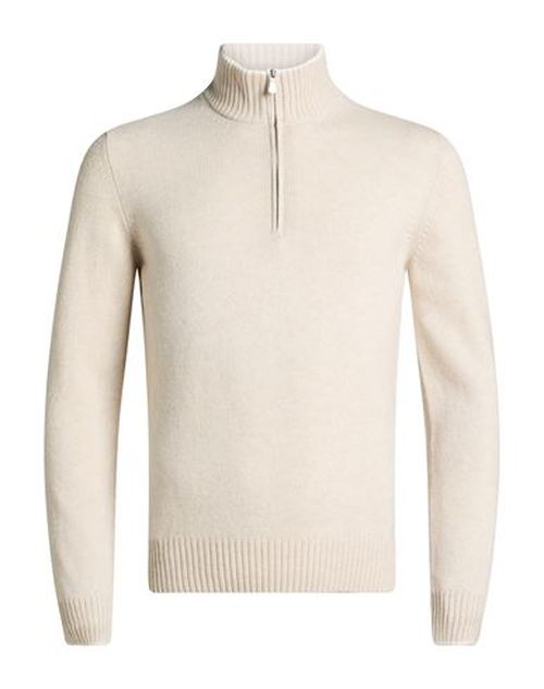 Man Turtleneck Ivory Size 50 Virgin Wool