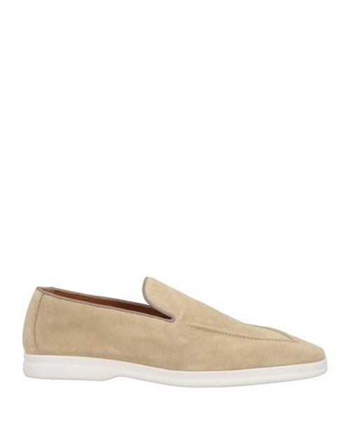 Doucal's Man Loafers Beige Size 9 Leather