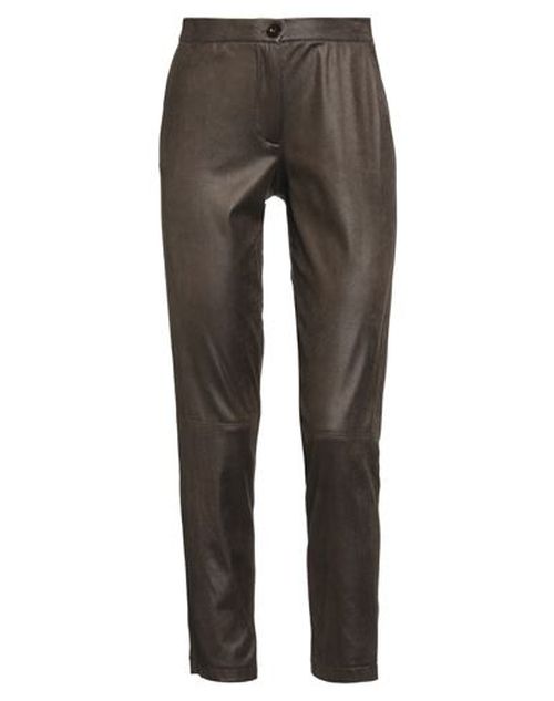 Woman Pants Dark green Size S Polyester, Elastane
