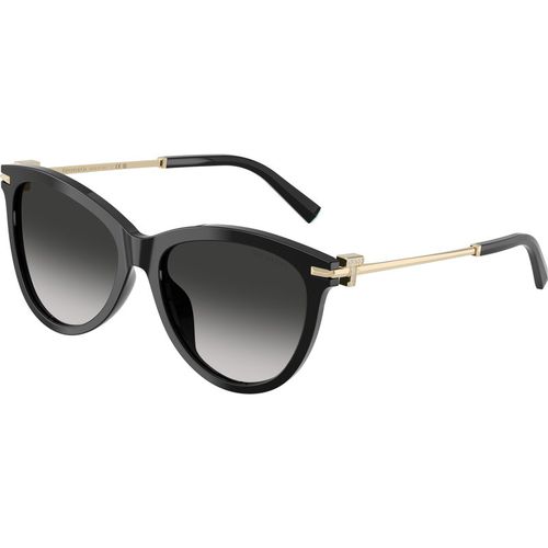 Tiffany Donna Tiffany TF4258BU 80013C Occhiali da sole Acetato Nero Grigio Pantos Normale Sfumato