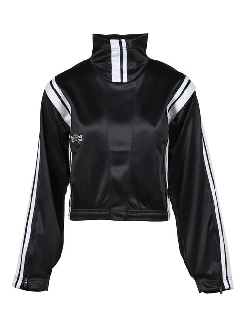 PROTOTYPES high-collar cropped jacket - Black