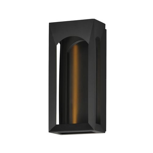 Black LED Outdoor Wall Sconce from the Brasilia Collection