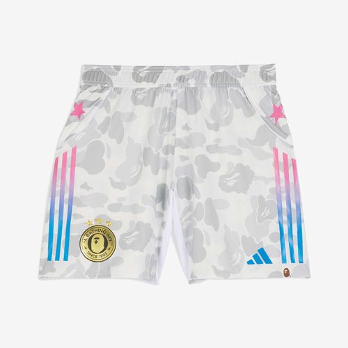 Adidas Football Shorts x BAPE - WHITE - unisex