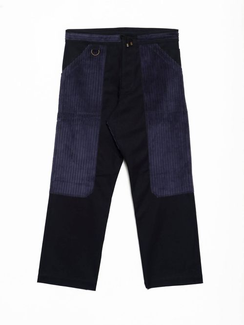 Men's Pullcord Trouser In Navy
