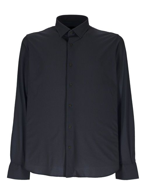 RRD Oxford jacquard shirt - Black