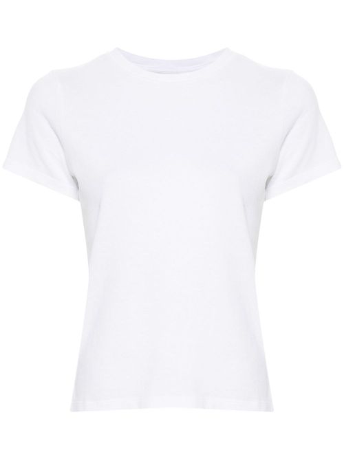 Crew-neck cotton T-shirt - White