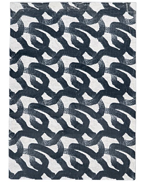 Motif Printed Soft Sketch Area Rug