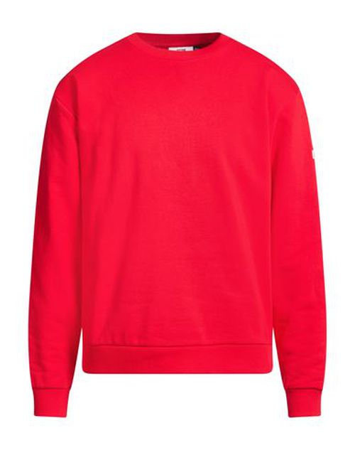 Man Sweatshirt Red Size L Cotton