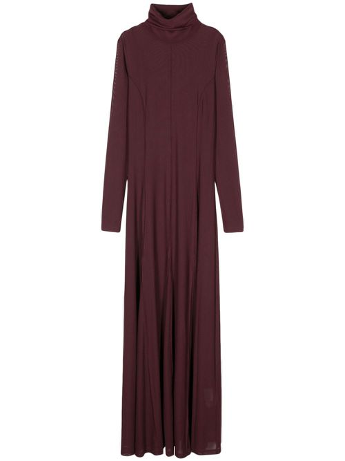 Maxi mesh dress - Purple