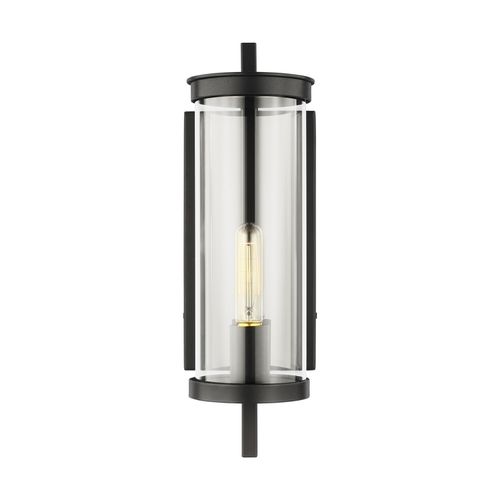 Visual Comfort Studio Eastham Outdoor Wall Light in Textured Black by Chapman & Myer