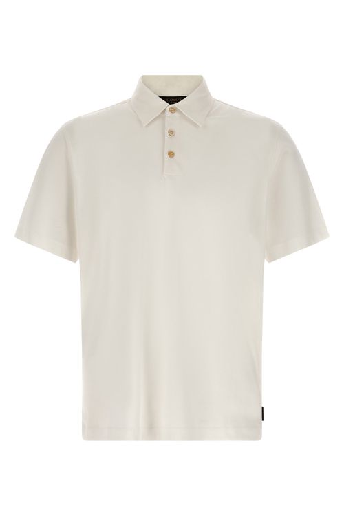Cotton Silk Polo Shirt