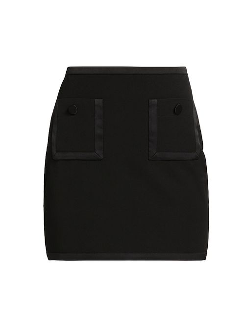 Women's Cassiopeia Pocket-Detail Miniskirt - Black