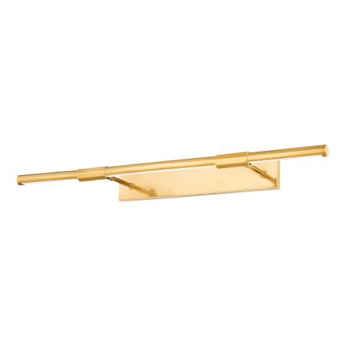 Aged Brass LED Picture Light from the Melbourne Collection