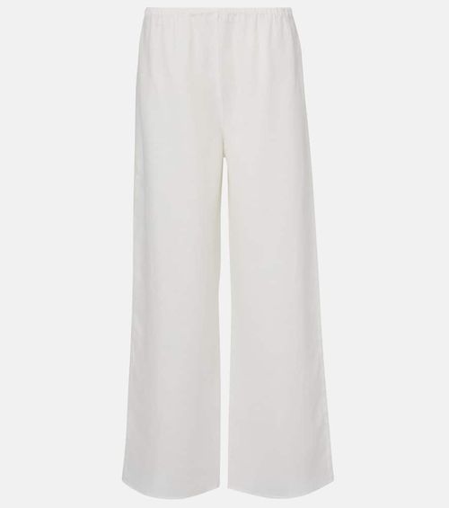 Austin linen wide-leg pants