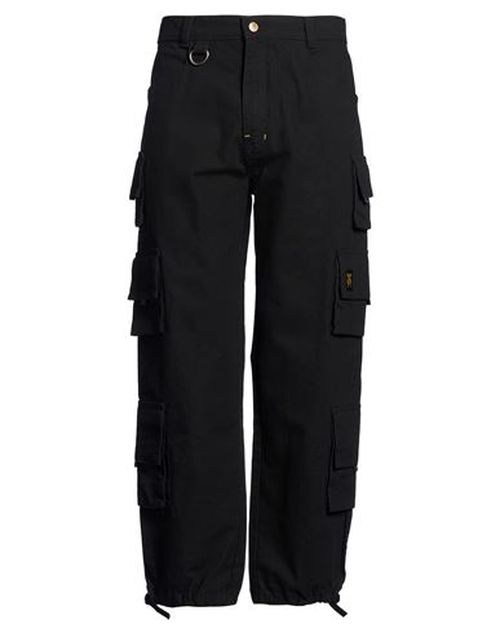 Man Pants Black Size L Cotton