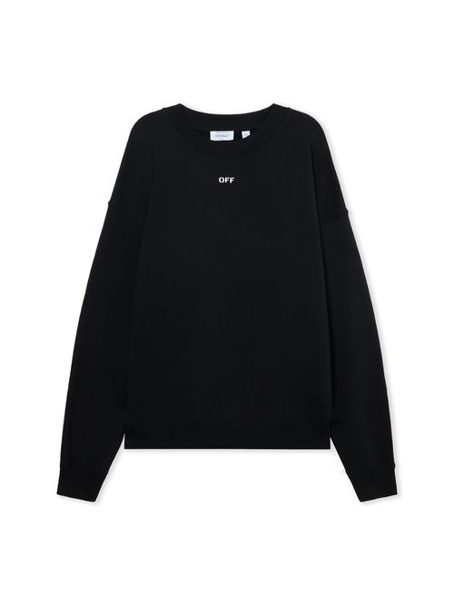 Dotted Arrow Diagonal Skate Sweatshirt - Male Sweatshirts Black