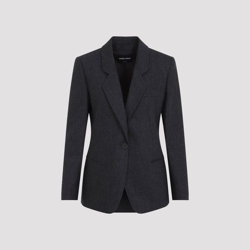 Women's Wool & Cashmere Blazer with Stretch