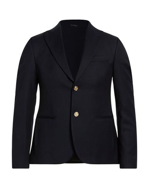 Man Blazer Midnight blue Size 44 Polyester, Viscose, Elastane