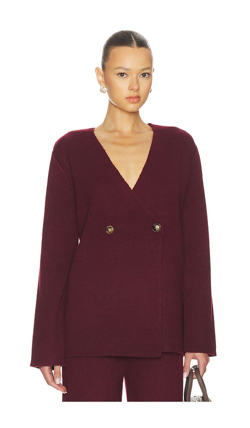 SEROYA Tundra Sweater in Burgundy. XL. Also in XXS, XS, S