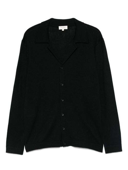 Virgin wool cardigan - Black