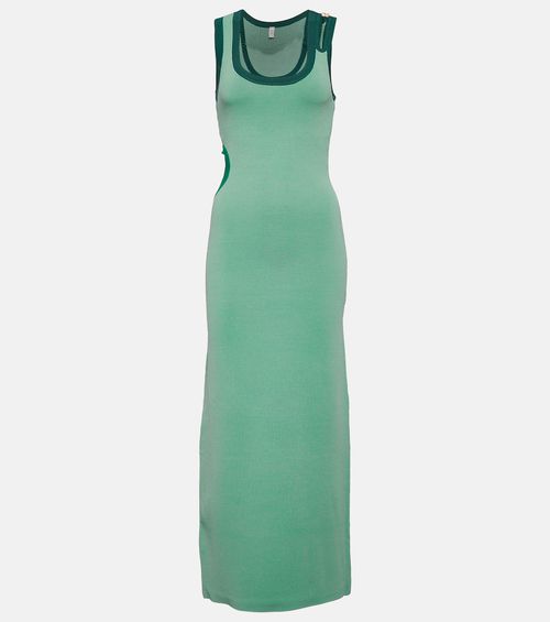 Salvador cutout knit maxi dress