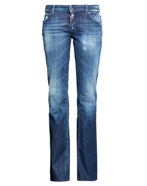 Woman Jeans Blue Size 4 Cotton, Elastane