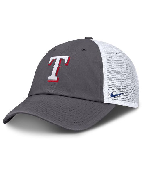 Men's Gray Texas Rangers Adjustable Trucker Hat - Gray